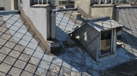 ispezioni-edilizia-con-drone Ispezione di un tetto di un palazzo con il drone