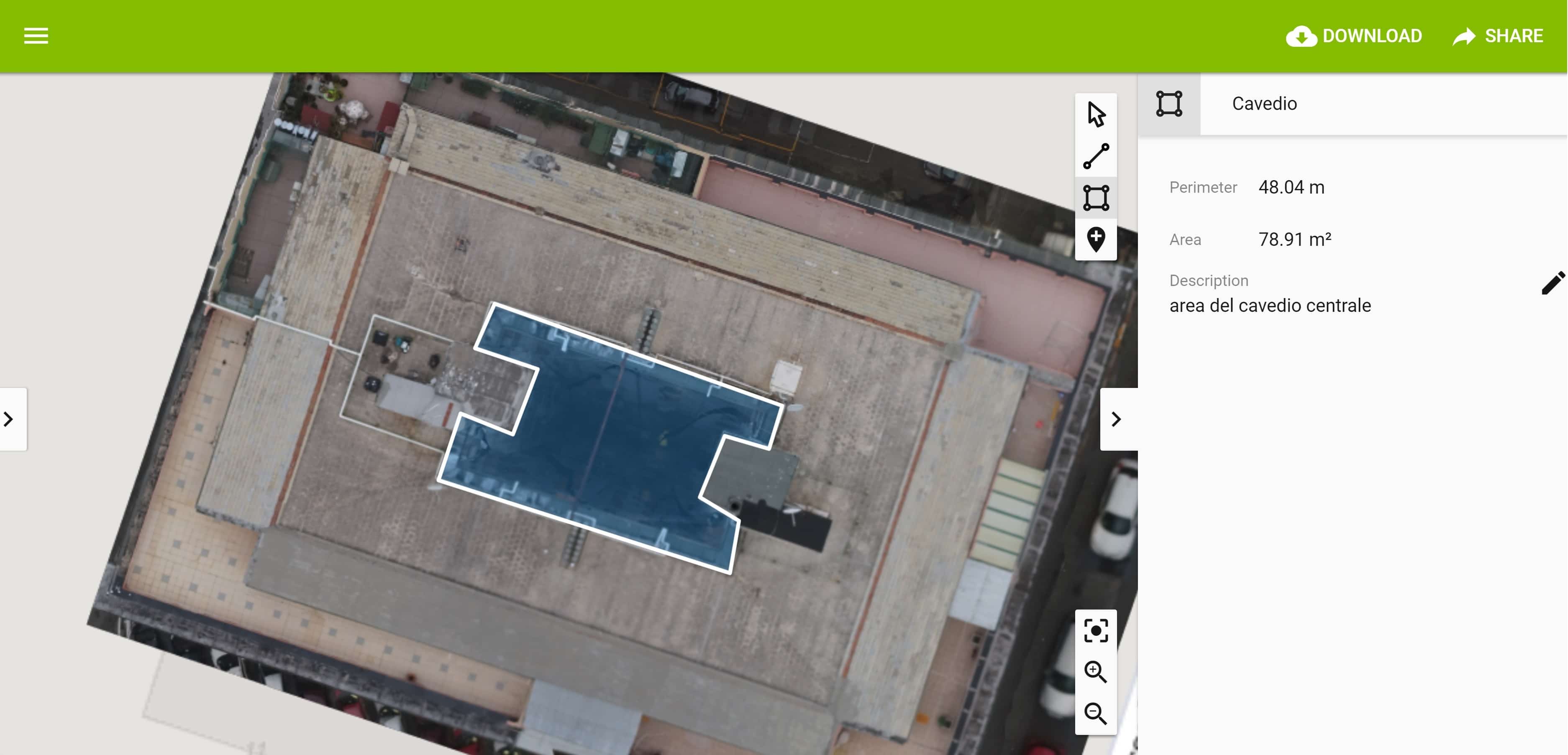 ricostruzione-ortofoto-drone-misurabile Ortotofografia misurabile